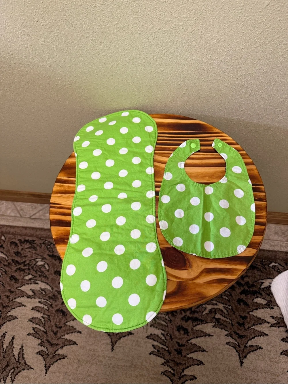 Handmade Baby Bib 4 Set - multiple Patterns